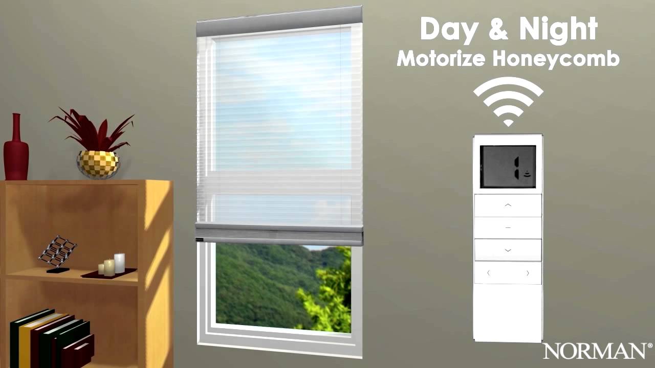 Portrait™ Motorized Honeycomb Shade - Norman®