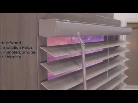 Norman Cordless Faux Wood: Better Blinds & Shades Ocean View DE