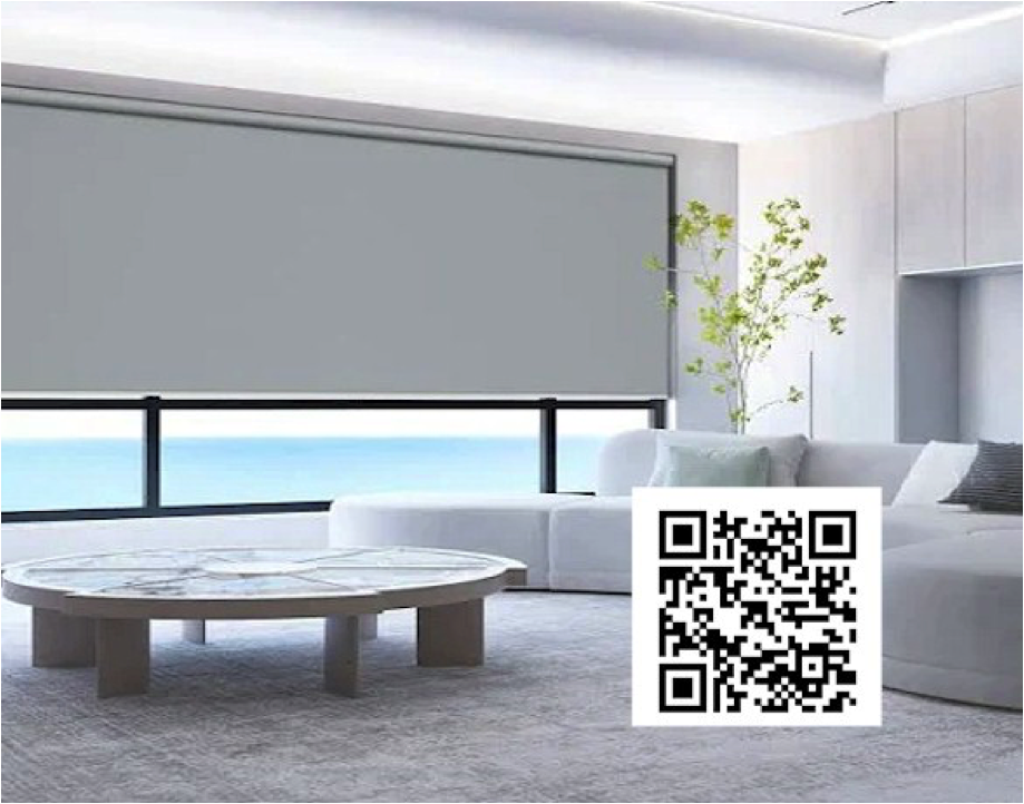 Motorized shades installed by Better Blinds in a living room, offering automated light control for convenience and energy efficiency.