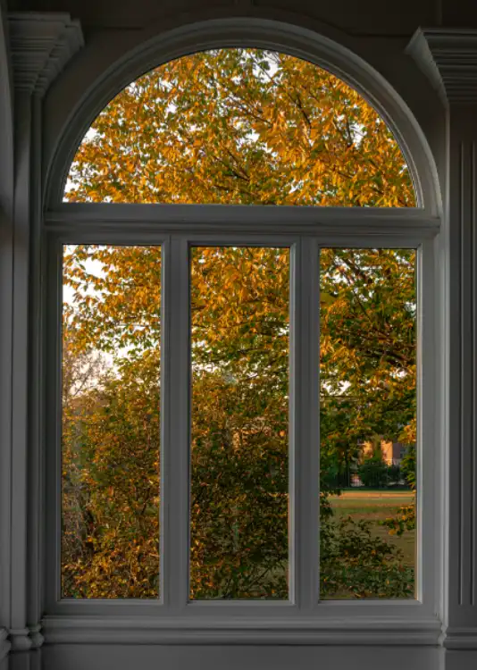 Plantation shutters installed by Better Blinds in Rehoboth Beach living room