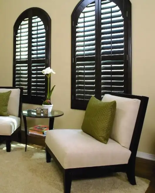 Energy Efficiency with Hidden-tilt plantation shutters in a Bethany Beach DE winter home with Better Blinds
