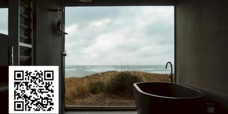 Coastal Sussex County home with budget faux wood blinds resisting humidity and salt air