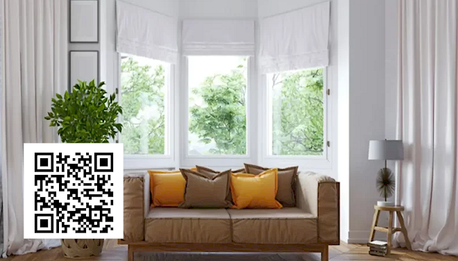 Layered window treatments in coastal Delaware living room